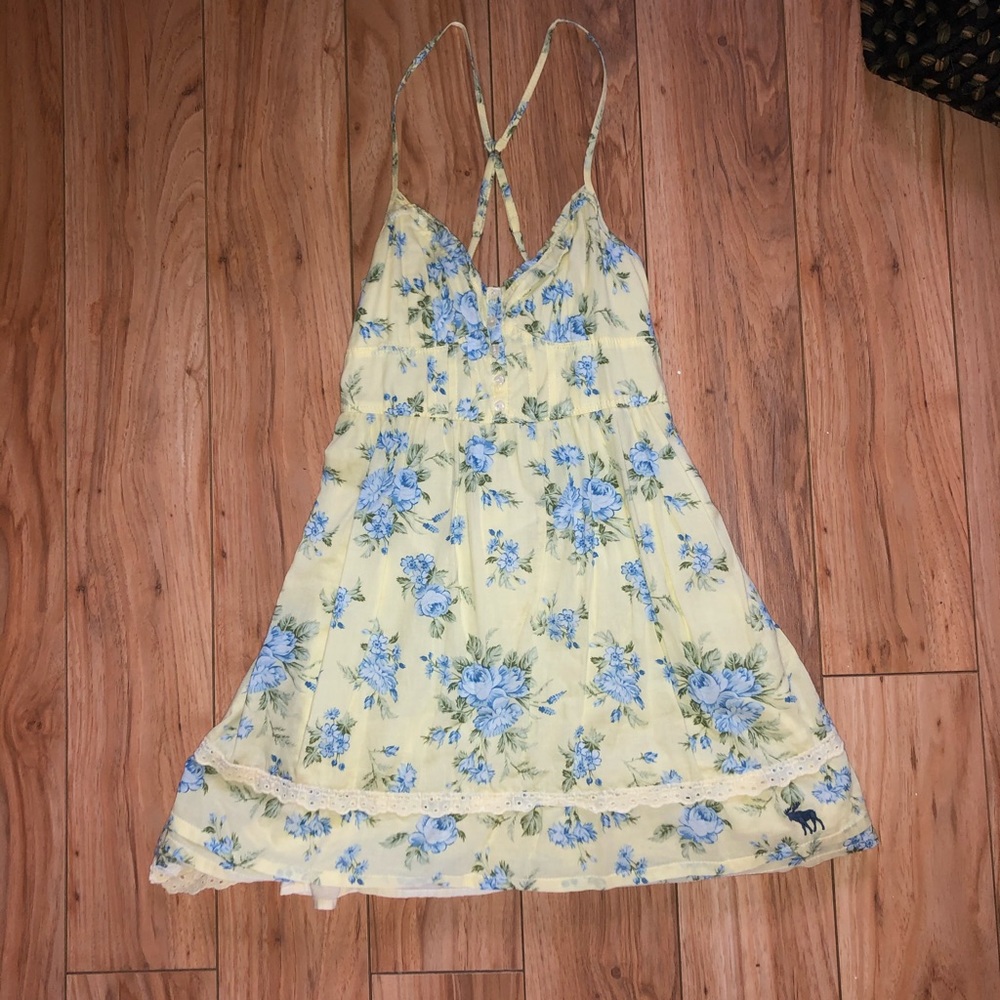 Yellow flower dress